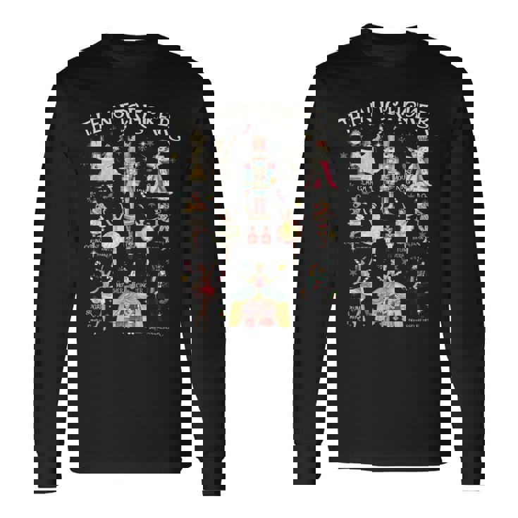 くるみ割り人形 クリスマス クリスマス ファミリー マッチング パジャマ オーナメント 長袖Tシャツ