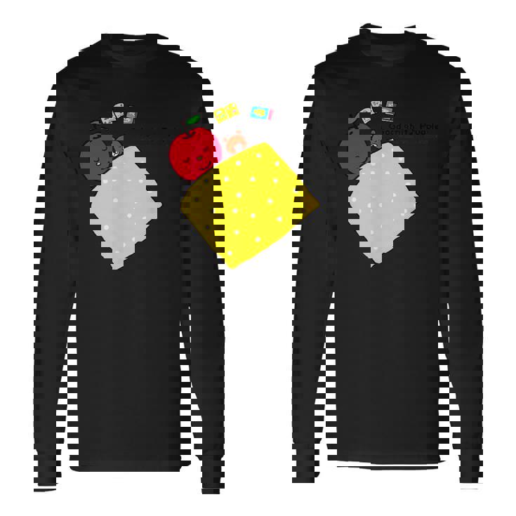 ぐっすりおやすみぷっぷる 長袖Tシャツ