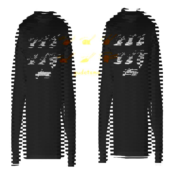 ぐでたま つままれ 長袖Tシャツ