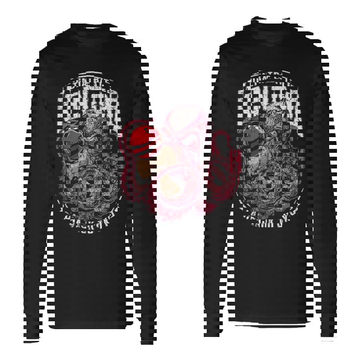 けん玉 原宿 東京 たこ けん玉 戦い お土産 長袖Tシャツ