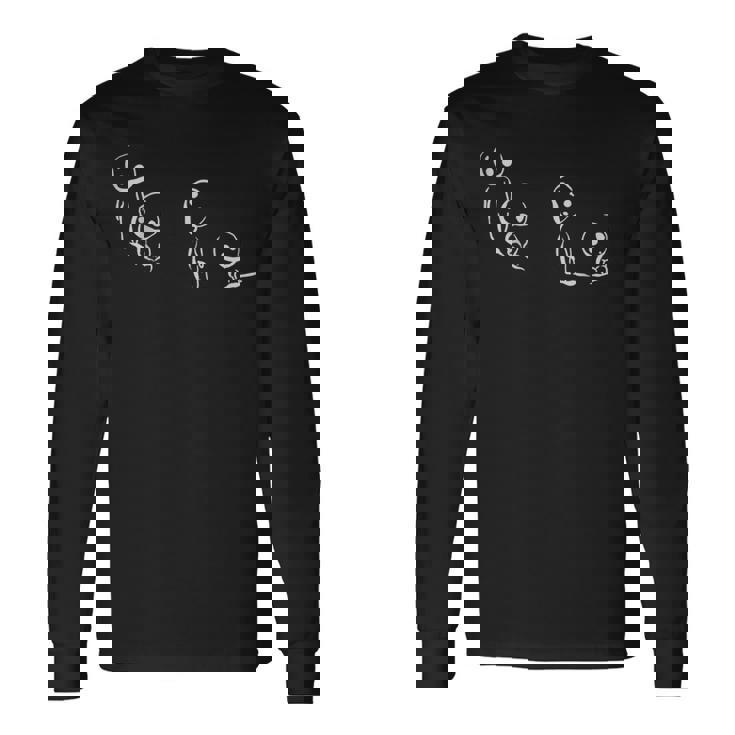 こだま 森の精霊 ファン 長袖Tシャツ