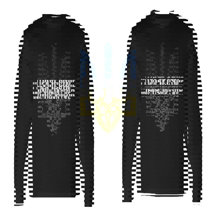 この戦争が終わったら衣装を着てやる 長袖Tシャツ