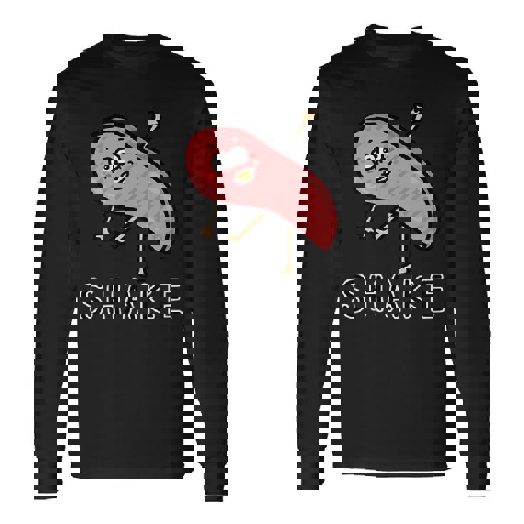 しゃけの切り身さん 長袖Tシャツ