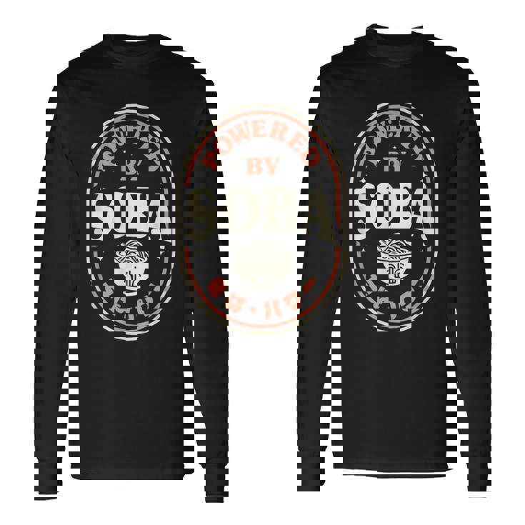 そば そば 和食 日本 キャラクター お土産 長袖Tシャツ