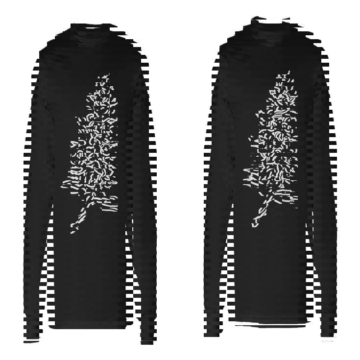 つぼみの葉サワーハイ420ギフト喫煙雑草大麻マリファナ 長袖Tシャツ