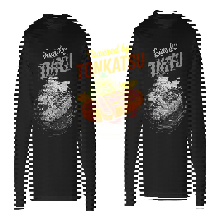 とんかつ かわいい 日本のとんかつ 日本 アニメ オタク お土産 長袖Tシャツ