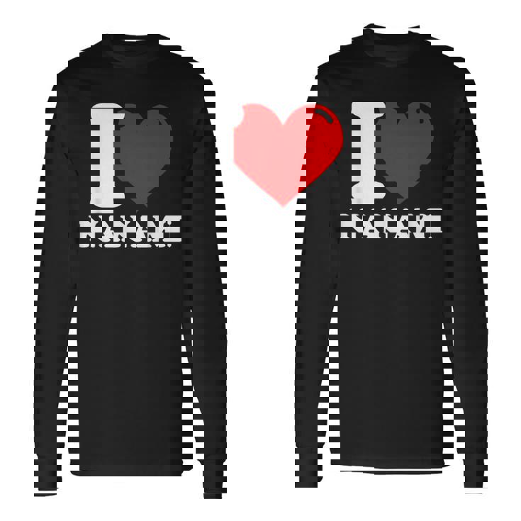 ななみ大好き 名 長袖Tシャツ