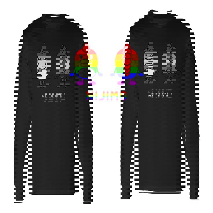 にじモ 長袖Tシャツ