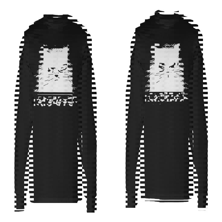 にゃに見てんだよ おもしろ 猫好き 猫飼い 猫 ネコ ねこ 猫 くろねこ好き 面白い サプライズ 長袖Tシャツ ギフトのアイデア