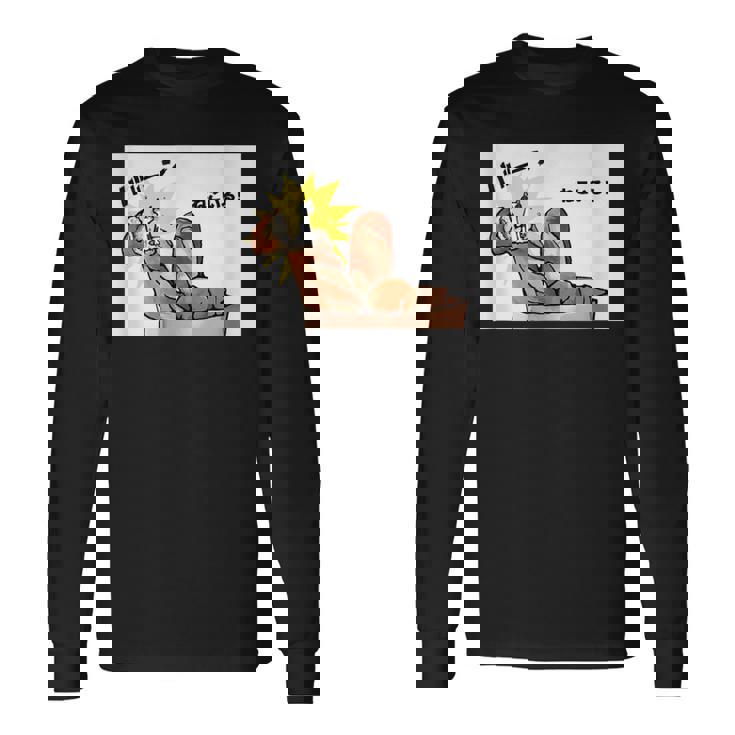 ねこいる！ババーン 長袖Tシャツ