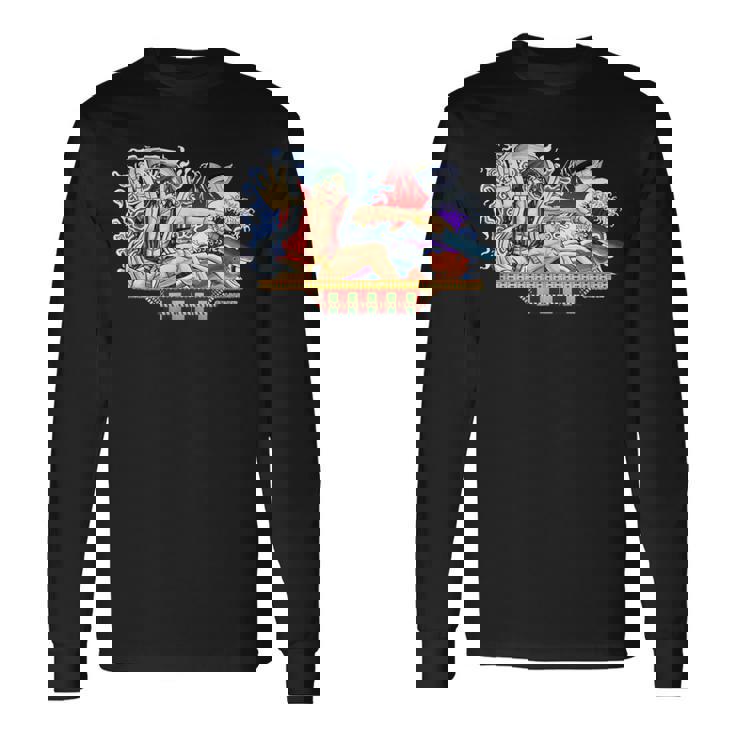 ねぶたデザイン ミナト 長袖Tシャツ ギフトのアイデア