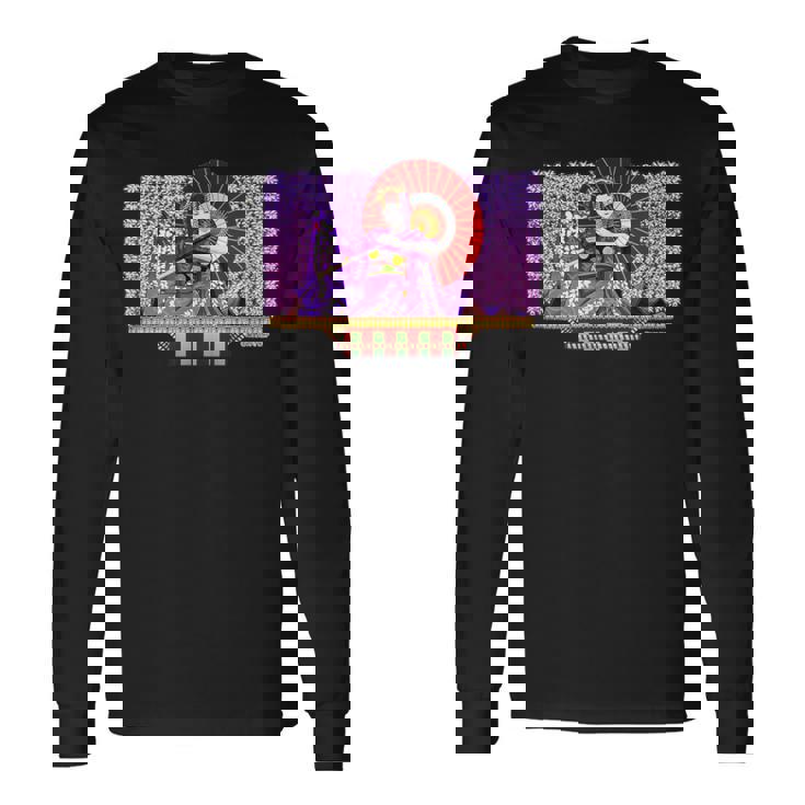 ねぶたデザイン ユキノジョウ 長袖Tシャツ