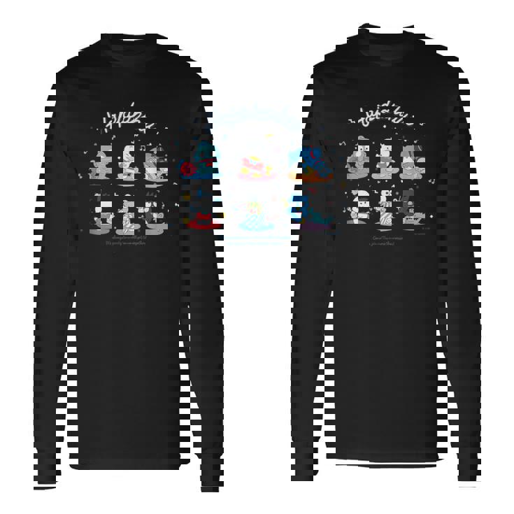 はぴだんぶい しゅうごう 【バレンタインギフトにおすすめ！】 長袖Tシャツ