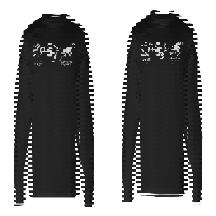 ひも理論 科学 オタク物理学 シュレディンガーの猫 長袖Tシャツ