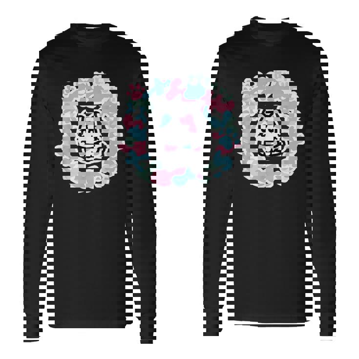 びーえするるる【Bsテレ東公式】カモフラージュ柄tシャツ（ブラック） 長袖Tシャツ