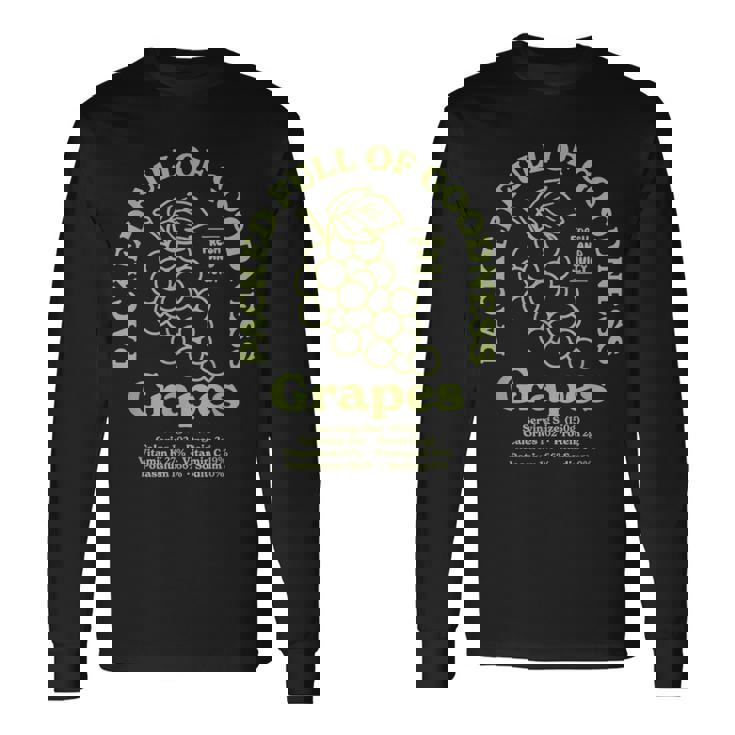 ぶどう 長袖Tシャツ