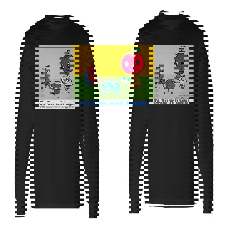 ぷっぷるとお茶会しよう！ 長袖Tシャツ