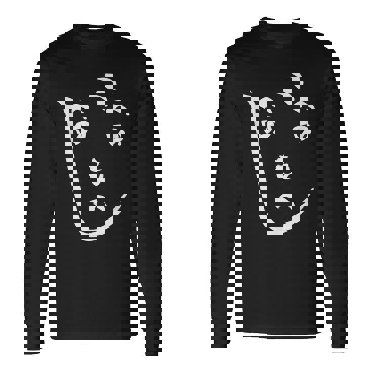 へのへのもへじ ネタ 面白いtシャツ 文字入り メンズ おもしろ 面白い 服 オリジナル おもしろグッズ 文字tシャツ 長袖Tシャツ