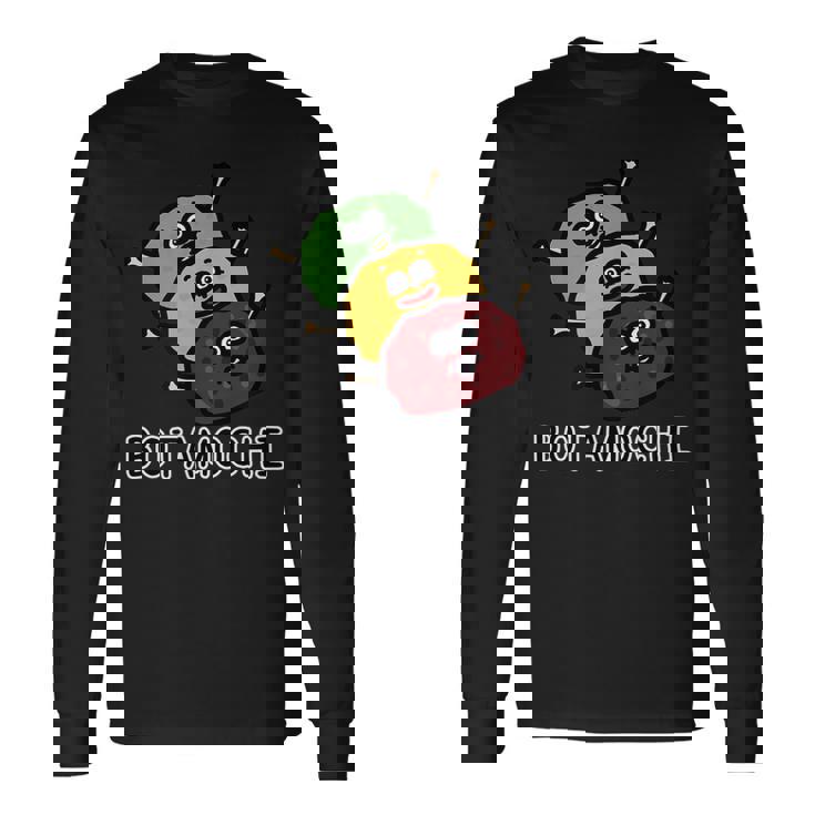 ぼたもちさんたち 長袖Tシャツ