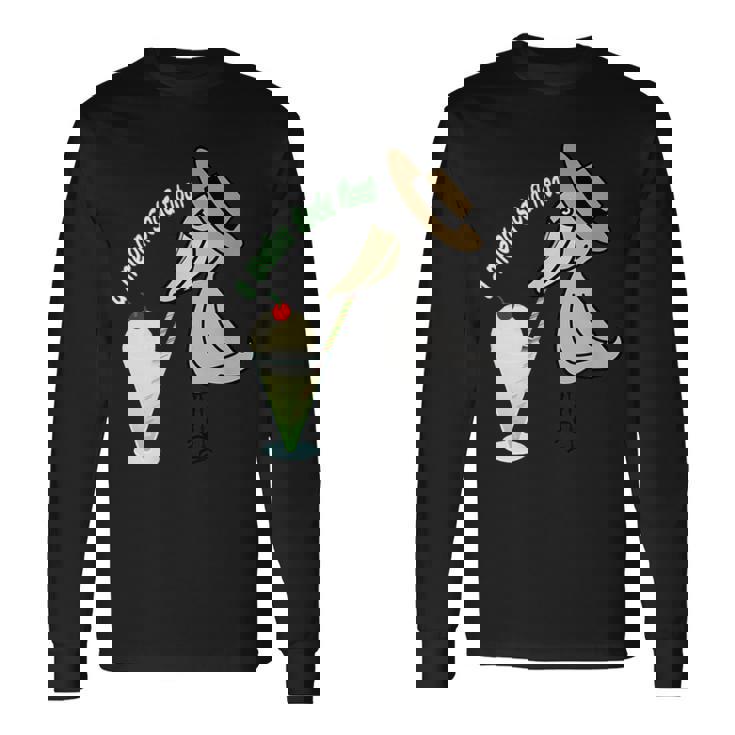 みんな大好きハシビロコウ 動かない鳥 はしび郎クラブ メロンソーダ おもしろ 鳥 Zoo オリジナルデザイン 長袖Tシャツ