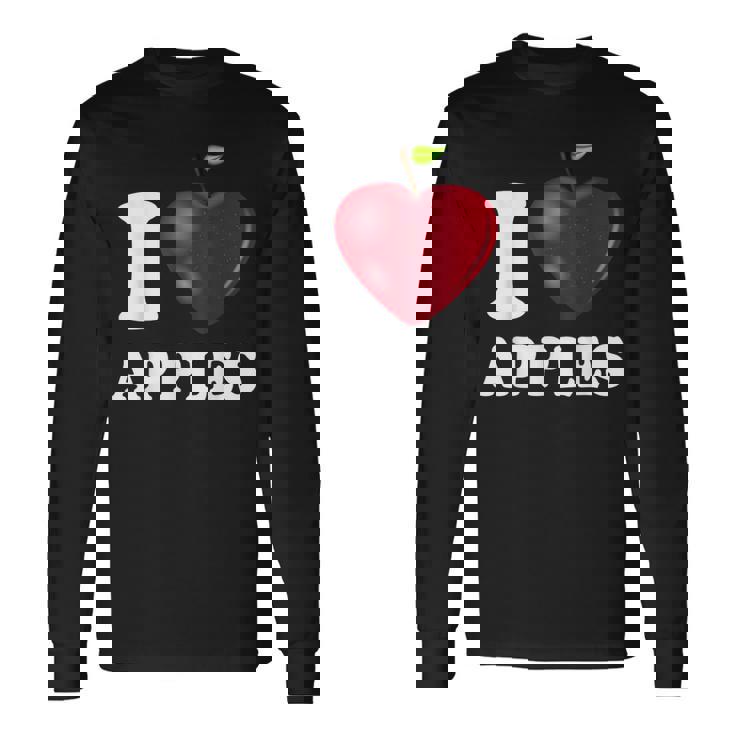 りんご大好き 長袖Tシャツ ギフトのアイデア