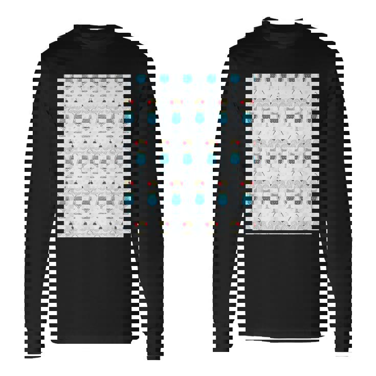 アイスクリームソーダ かわいい スイーツ 長袖Tシャツ