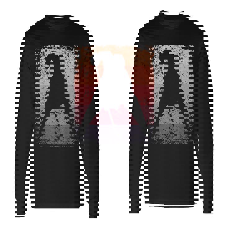 アイスホッケー プレーヤー ヴィンテージ ボーイズ アイスホッケー 長袖Tシャツ