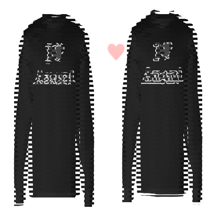 アイラブ・Amami 奄美大島（I Love ハート）【47都道府県】Jimo-T ジモティ お土産 面白い 長袖Tシャツ