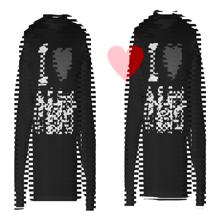 アイラブ伊良部汁 沖縄沖イラブーライ部汁 沖縄 日本 海蛇 スープ 長袖Tシャツ