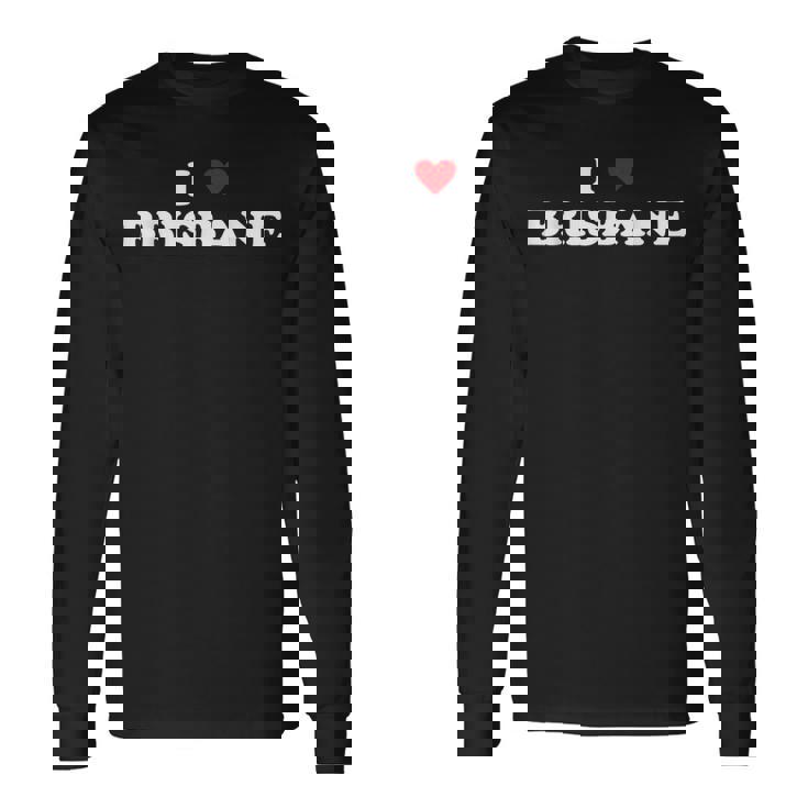 アイ・ハート・オーストラリア・シティ-アイ・ラブ・ブリスベン 長袖Tシャツ