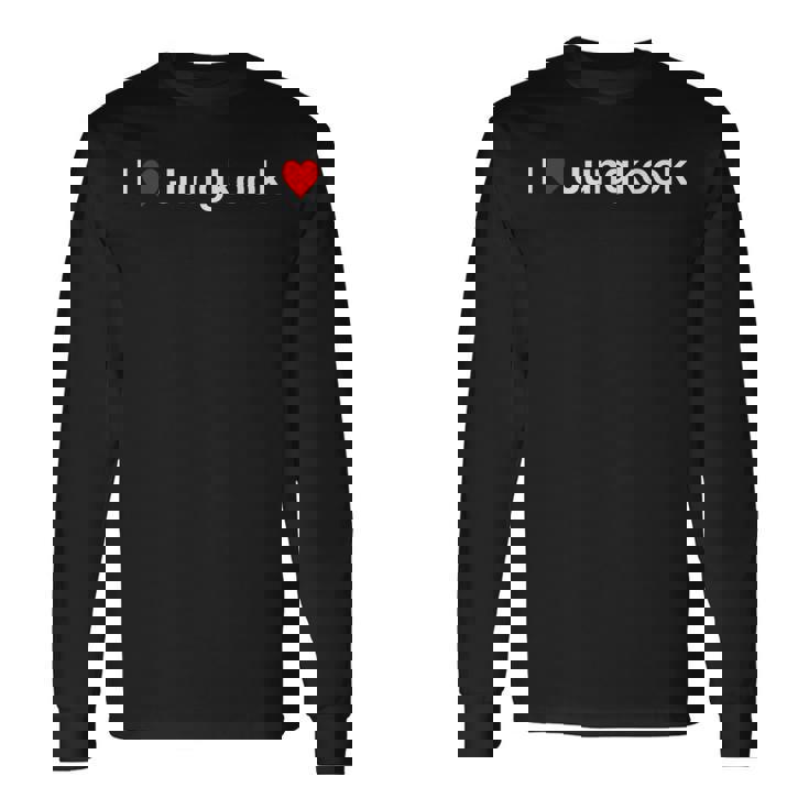 アイ・ハート・ジョングク 長袖Tシャツ