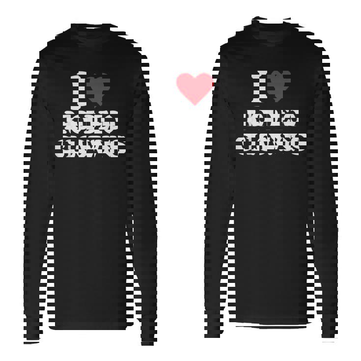 アイ・ハート・ロデオ・クラウンズ 長袖Tシャツ