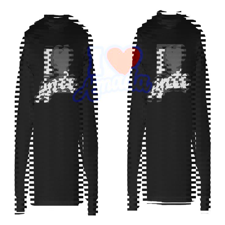 アイ・ラブ・アマダ 長袖Tシャツ