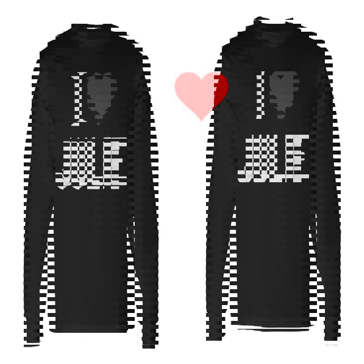 アイ・ラブ・ジュリー 長袖Tシャツ