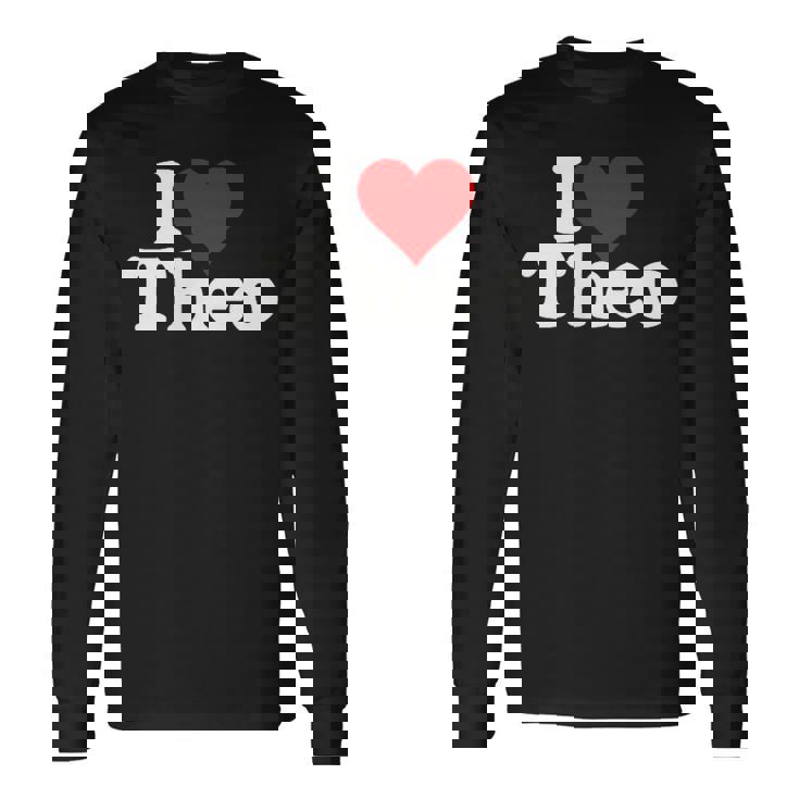 アイ・ラヴ・ハート・テオ・セオドア 長袖Tシャツ