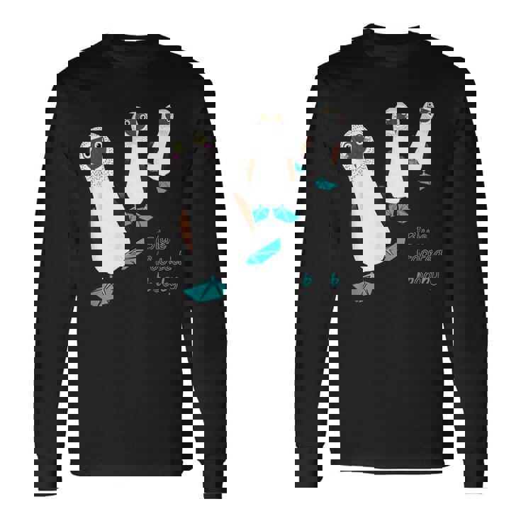 アオアシカツオドリ 鳥 長袖Tシャツ ギフトのアイデア