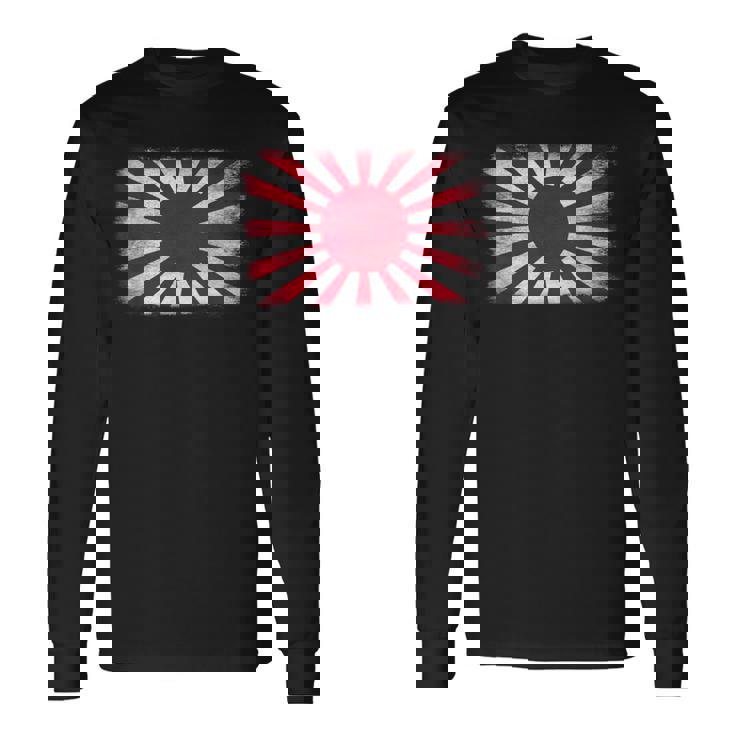 アサヒ国旗 日本 セッティングサン 長袖Tシャツ