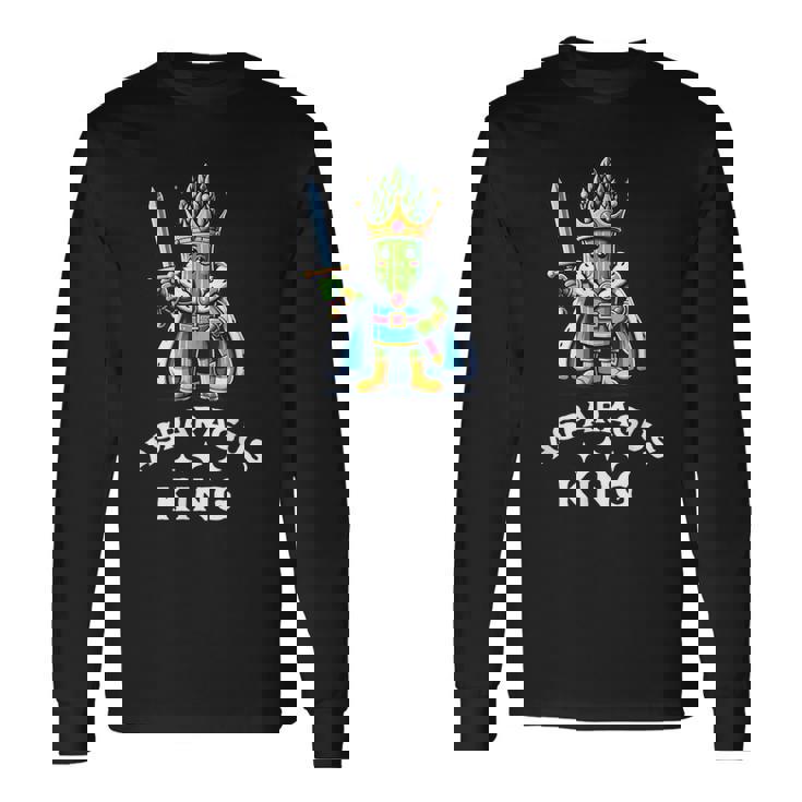 アスパラガス キング アスパラガス 栽培者 農家 ヴィーガン 野菜 長袖Tシャツ