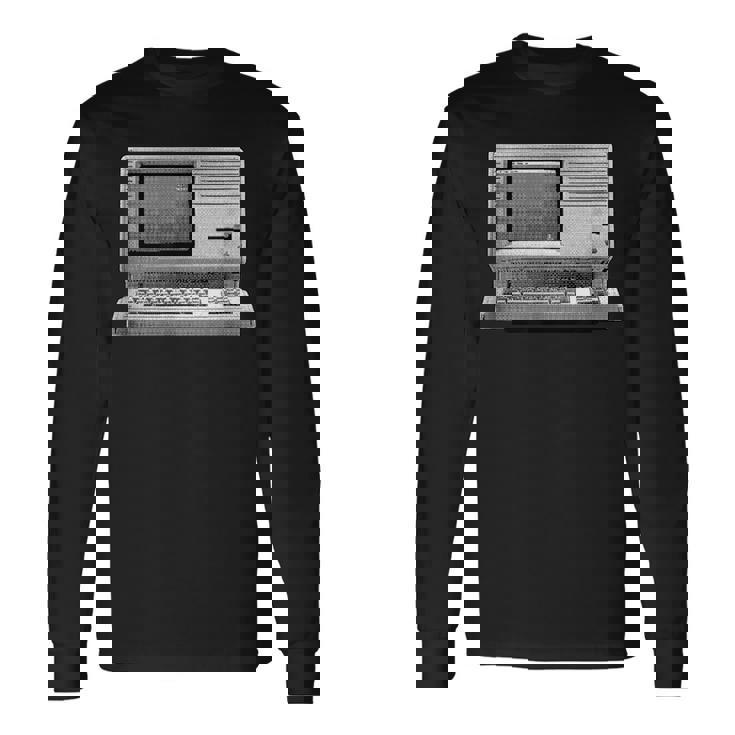 アップル Lisa コンピュータ 長袖Tシャツ