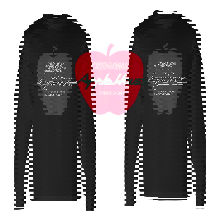 アップルハウスクラブ 沖縄ジャパン 90年代 両面ピラミッド Nyny 沖縄市 長袖Tシャツ