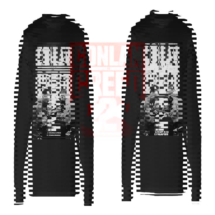 アドニスクリード—ケープタウンからのコンラン対クリード2ライブ 長袖Tシャツ