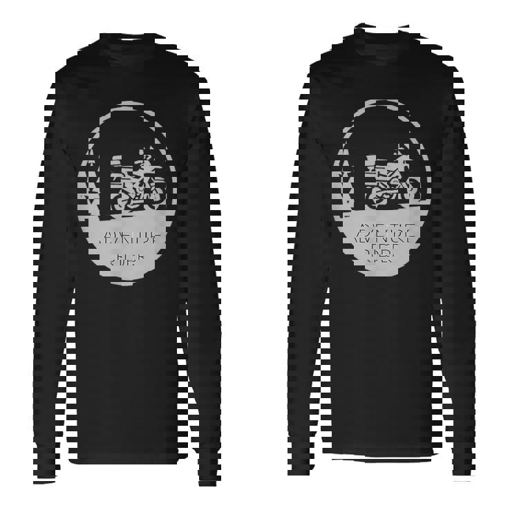 アドベンチャーバイクtシャツ 長袖Tシャツ
