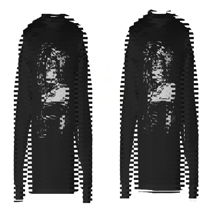 アニメ 漫画 モチーフ アート アニメ 長袖Tシャツ ギフトのアイデア