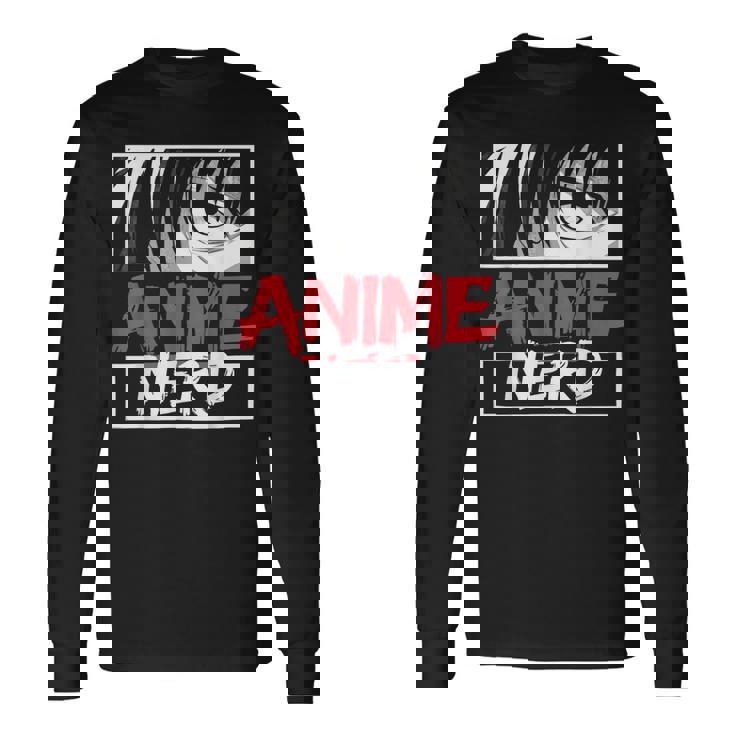 アニメオタクオタクアイマンガファングラフィック 長袖Tシャツ
