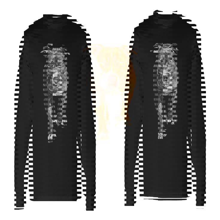 アメリカンピットブルテリア 長袖Tシャツ