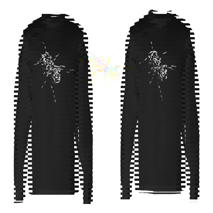 アリ 昆虫 蟻 長袖Tシャツ