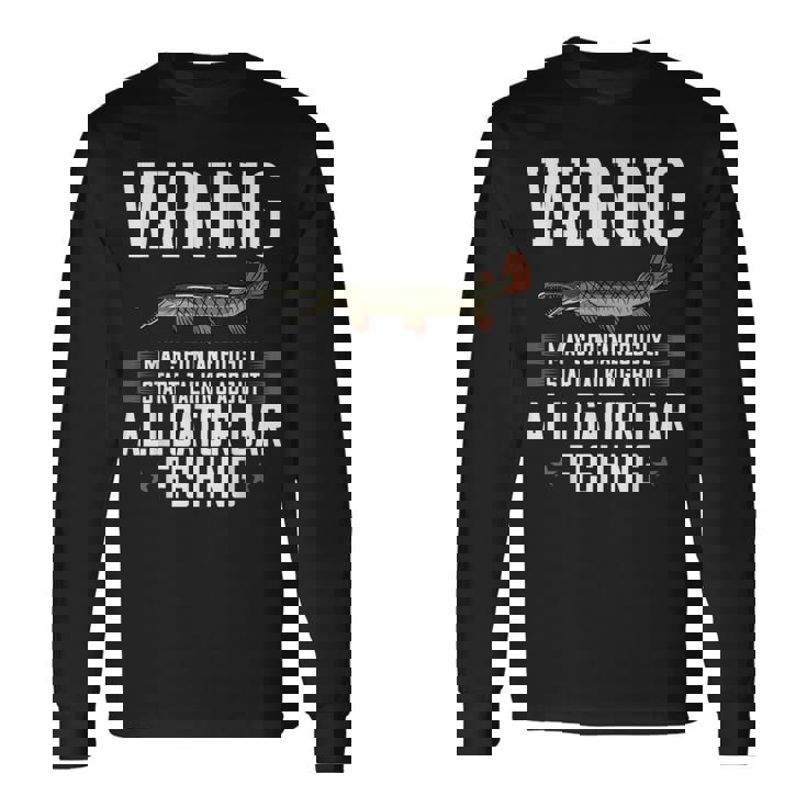 アリゲーターガーフィッシュギフト 釣り農場 長袖Tシャツ