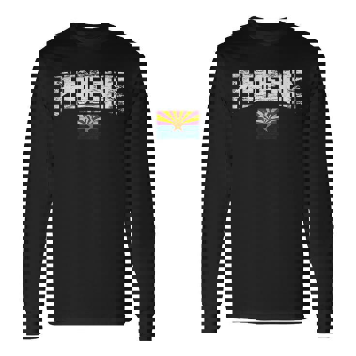 アリゾナ州フェニックス フラッグ プライド ヴィンテージ Az 長袖Tシャツ