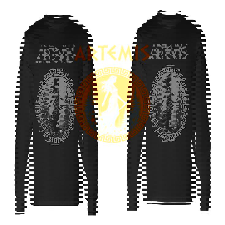 アルテミス ギリシャの女神 ギリシャ神話 長袖Tシャツ