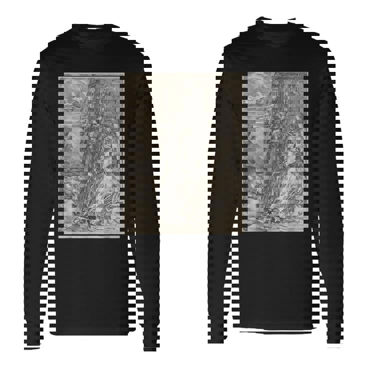 アルブレヒト・デューラーのメランコリア 長袖Tシャツ